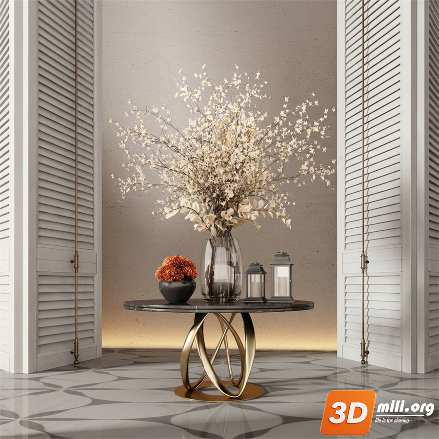 Lobby Decoration Skp Files 